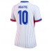 Maillot de foot France Kylian Mbappe #10 Extérieur vêtements Femmes Europe 2024 Manches Courtes